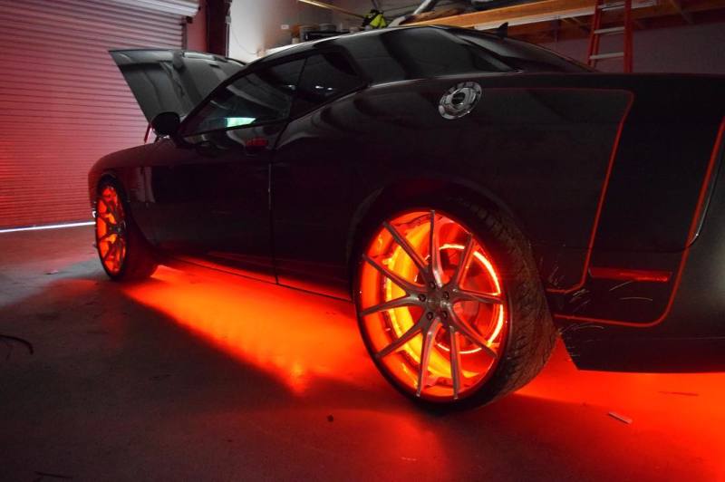 Oracle LED Illuminated Wheel Rings - ColorSHIFT - 15in. - ColorSHIFT No Remote SEE WARRANTY