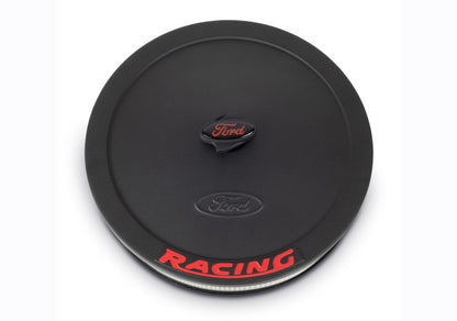 Ford Racing Air Cleaner Kit - Black Crinkle Finish w/ Red Emblem