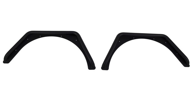 Fishbone Offroad 97-06 Jeep Wrangler TJ Steel Tube Fenders Rear 3In Flare - Blk Textured Powdercoat