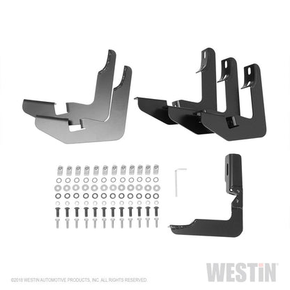 Westin 2019 Ram 1500 Crew Cab (Excl. 2019 Ram 1500 Classic) PRO TRAXX 5 Oval Nerf Step Bars - Black