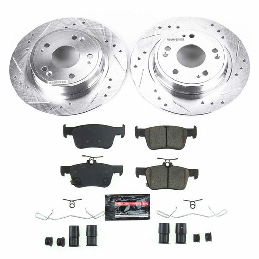 Power Stop 18-19 Honda Accord Rear Z23 Evolution Sport Brake Kit