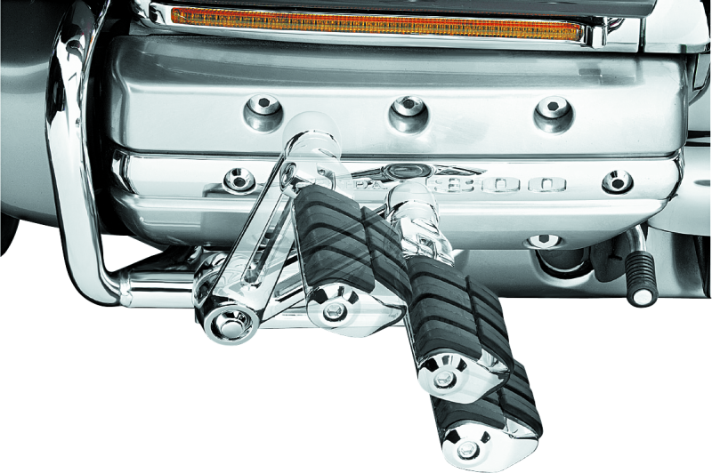 Kuryakyn Ergo II Dually ISO Pegs With Long Arms Chrome