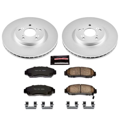 Power Stop 01-03 Acura CL Front Z17 Evolution Geomet Coated Brake Kit