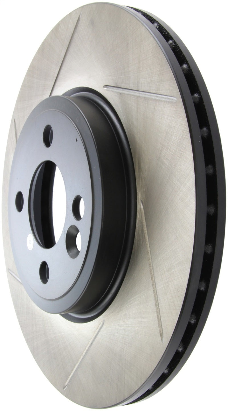 StopTech Power Slot 07-09 Mini Cooper S Front Right Slotted Rotor