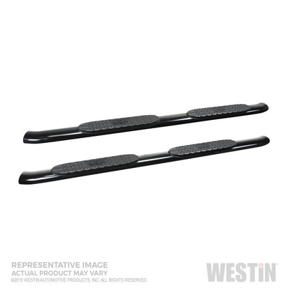 Westin 19-20 Chevrolet/GMC Silverado/Sierra 1500 Double Cab PRO TRAXX 4 Oval Nerf Step Bars - Black