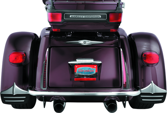 Kuryakyn Rear Mud Flaps For Trikes Chrome