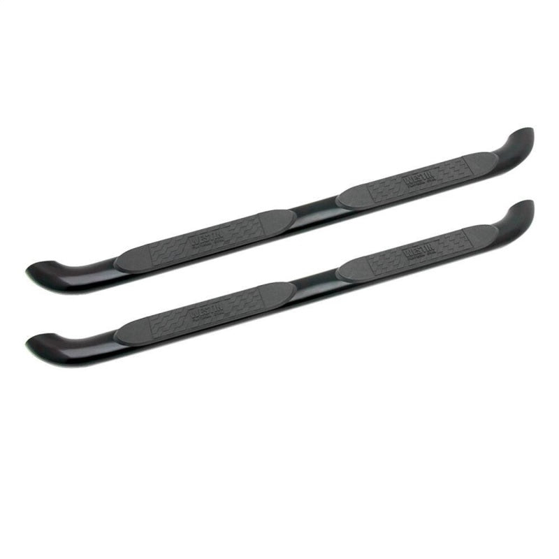 Westin 2005-2018 Toyota Tacoma Double Cab Platinum 4 Oval Nerf Step Bars - Black