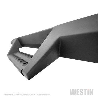 Westin 18-20 Jeep Wrangler JL Unlimited 4DR HDX Drop Nerf Step Bars - Textured Black