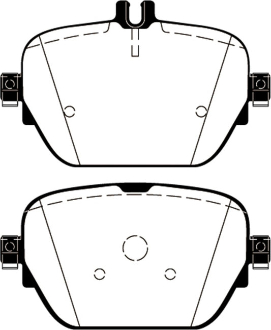 EBC 2019+ Mercedes-Benz CLS53 AMG (C257) 3.0L Turbo Yellowstuff Rear Brake Pads