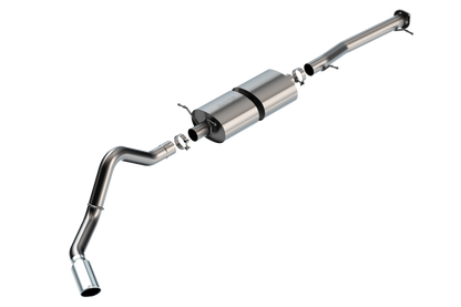 Borla 20-22 Chevrolet/GMC Silverado/Sierra 6.6L T-304 SS Cat-Back S-Type Exhaust - Brushed