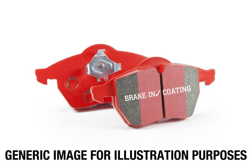 EBC 14+ Jaguar F-Type (Cast Iron Rotors Only) 5.0 Supercharged (490) Redstuff Rear Brake Pads