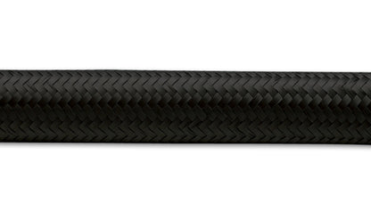 Vibrant -4 AN Black Nylon Braided Flex Hose (2 foot roll)