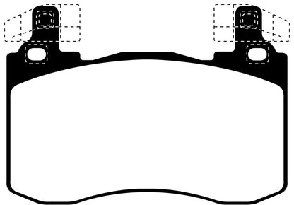 EBC 2019+ Genesis G70 2.0L Turbo (Brembo) Greenstuff Front Brake Pads