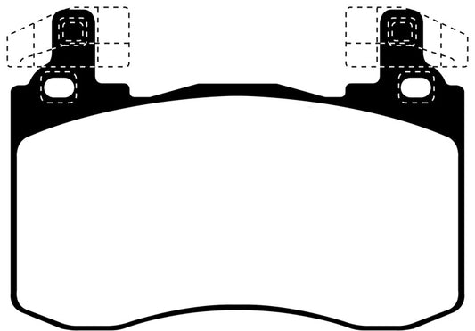 EBC 2019+ Genesis G70 2.0T (Brembo) Yellowstuff Front Brake Pads