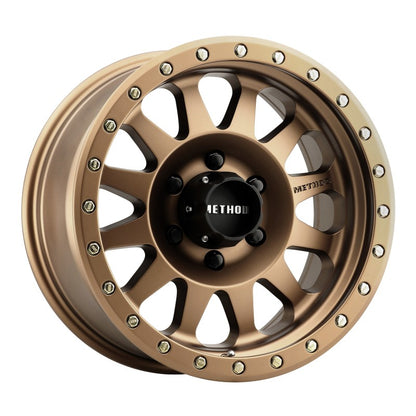 Method MR304 Double Standard 17x8.5 0mm Offset 6x5.5 108mm CB Method Bronze Wheel