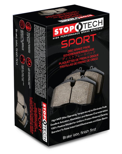 StopTech Sport Brake Pads w/Shims and Hardware - Front