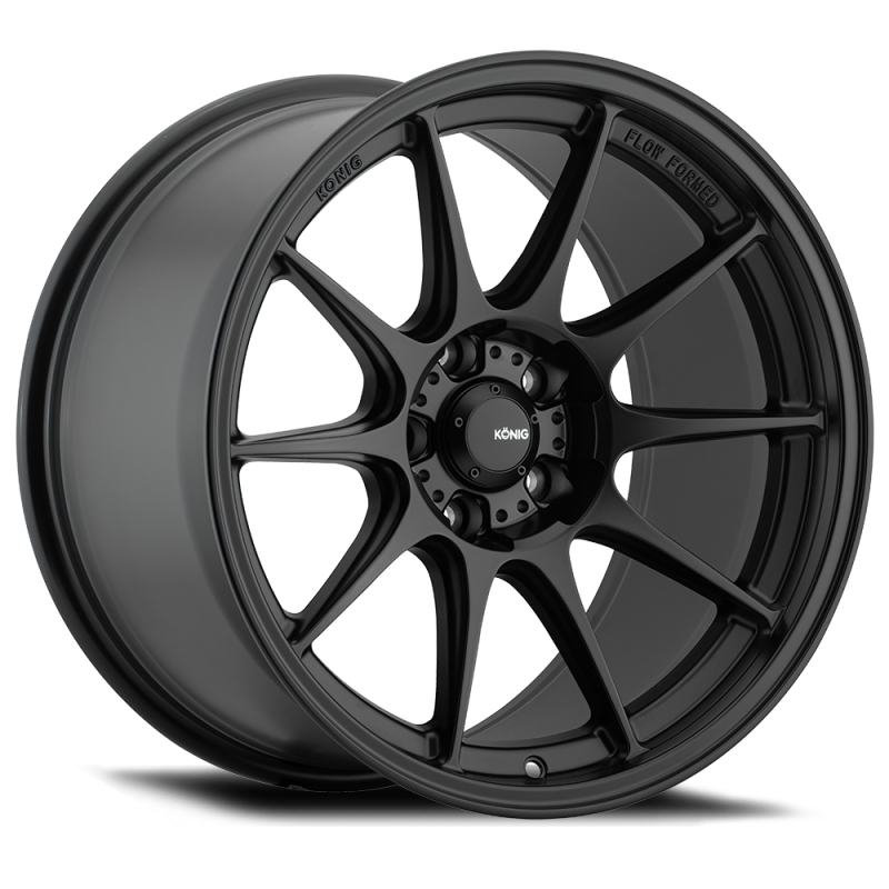 Konig Dekagram 17x8 5x114.3 ET40 Semi-Matte Black