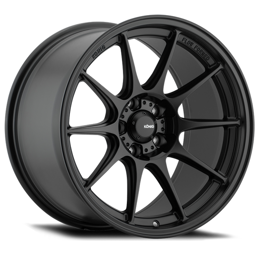 Konig Dekagram 19x8.5 5x114.3 ET43 Semi-Matte Black