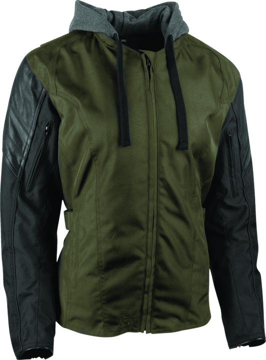 Speed and Strength Double Take Jacket Olive/Black Womens - 2XL