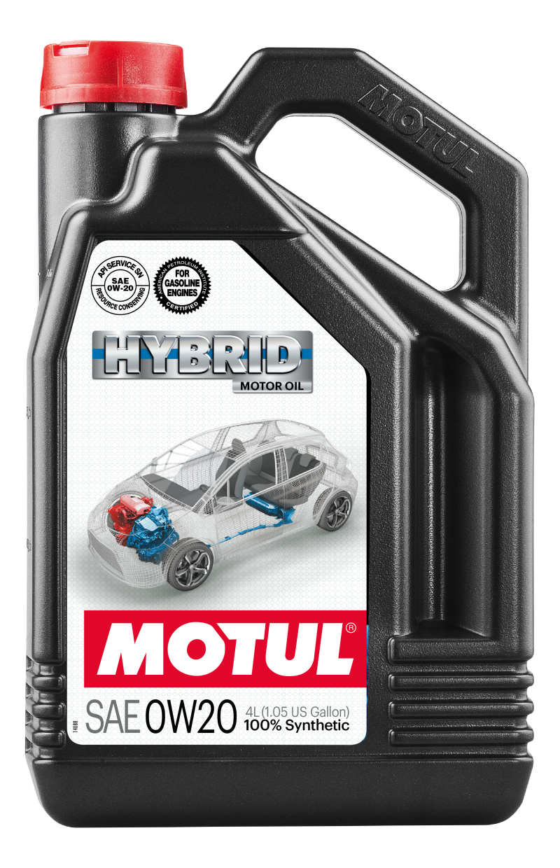 Motul 4L Hybrid Synthetic Motor Oil - 0W20