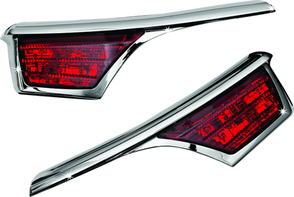 Kuryakyn L.E.D. Passenger Armrest Trim With Turn Signal 06-17 GL1800 Chrome