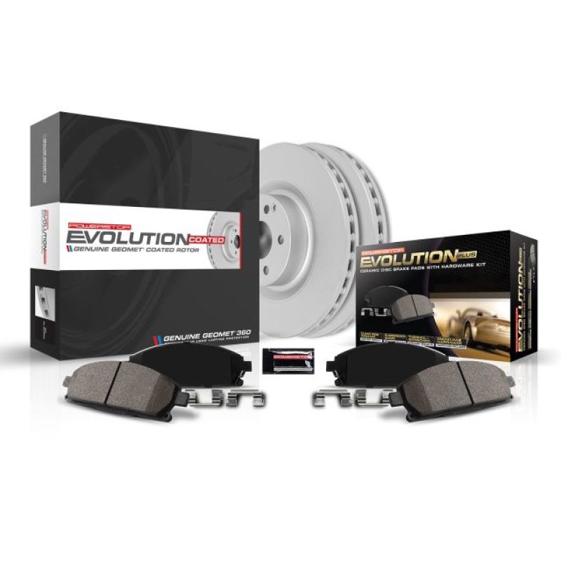 Power Stop 15-18 Subaru Legacy Rear Z17 Evolution Geomet Coated Brake Kit