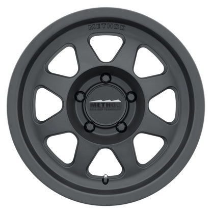 Method MR701 16x8 0mm Offset 5x120 72.6mm CB Matte Black Wheel