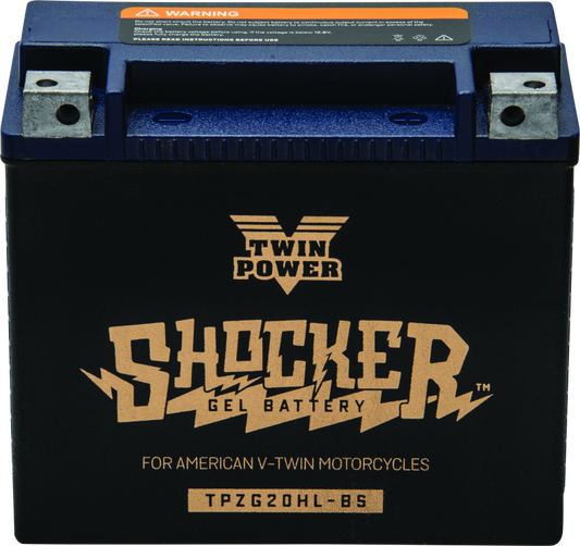 Twin Power YTX-20HL Shocker Gel Battery Replaces H-D 65989-97A