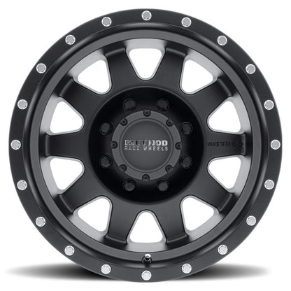 Method MR301 The Standard 20x9 +18mm Offset 8x6.5 130.81mm CB Matte Black Wheel