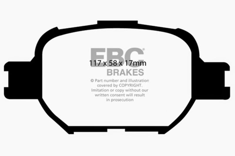 EBC 04-10 Scion TC 2.4 Ultimax2 Front Brake Pads