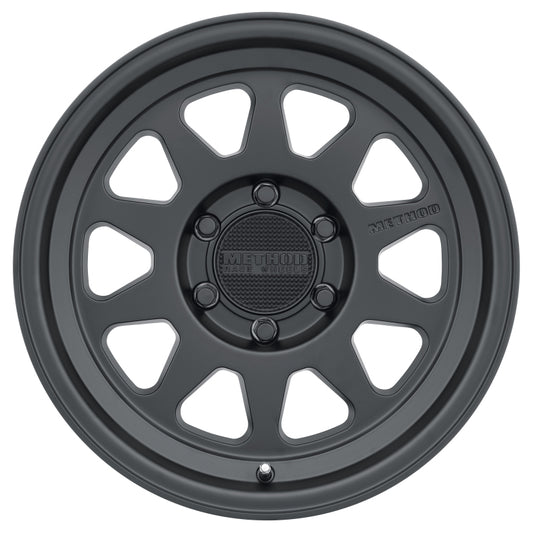 Method MR316 17x8.5 0mm Offset 6x135 87mm CB Matte Black Wheel