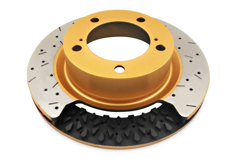 DBA 05-08 Subaru Legacy GT Front Drilled & Slotted 4000 Series Rotor