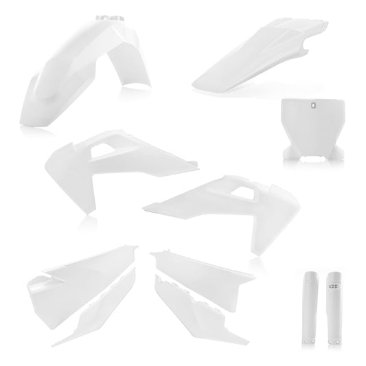 Acerbis 19-22 Husqvarna 125-450 TC/ FX/ FC/2019 TX300/ 20-22 TX300i Full Plastic Kit - White