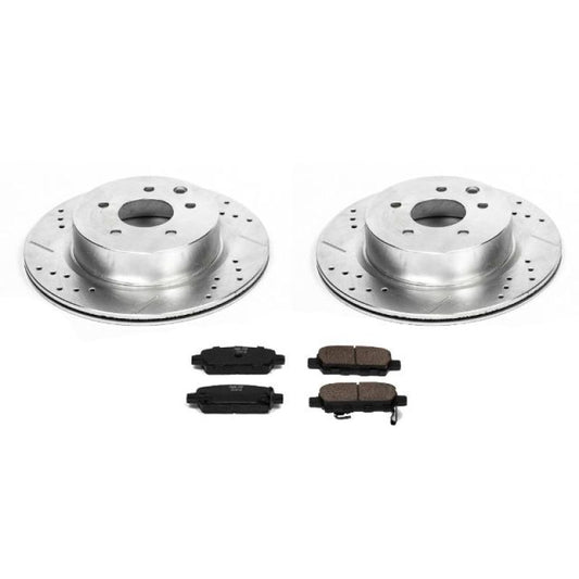 Power Stop 08-12 Infiniti EX35 Rear Z23 Evolution Sport Brake Kit