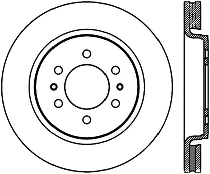 StopTech Slotted Sport Brake Cryo Rotor 07-12 Ford Expediton