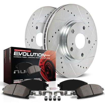 Power Stop 16-18 Lexus LX570 Front Z23 Evolution Sport Brake Kit