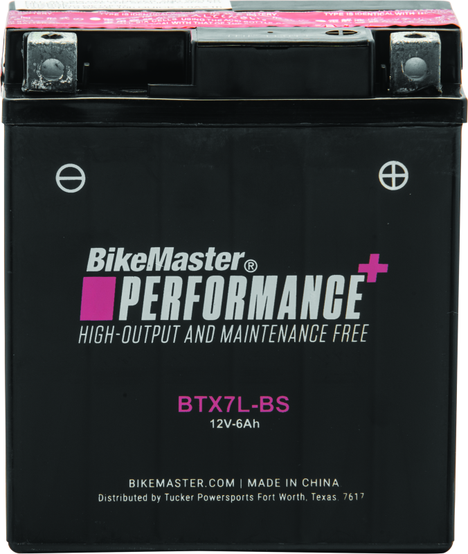 BikeMaster BTX7L-BS Battery