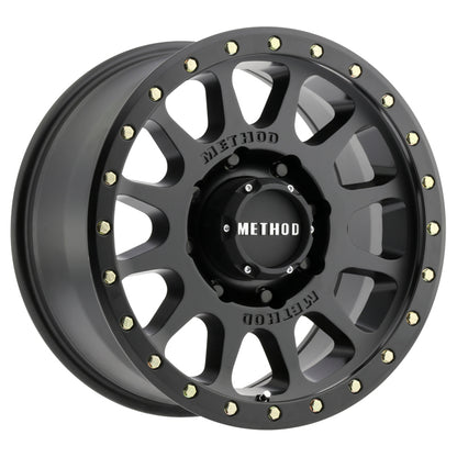 Method MR305 NV HD 17x8.5 0mm Offset 8x170 130.81mm CB Matte Black Wheel