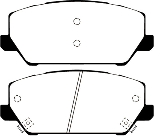 EBC 2019+ Hyundai Veloster N (2nd Gen) 2.0L Turbo Yellowstuff Front Brake Pads