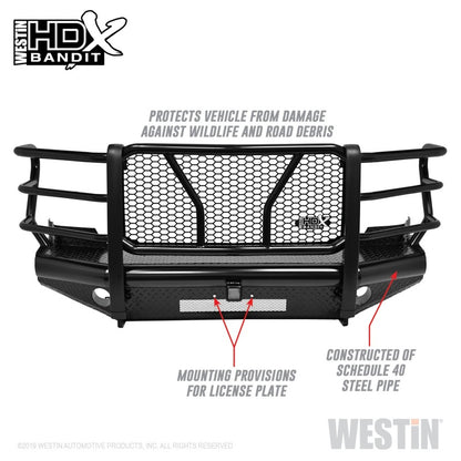 Westin/HDX Bandit 11-16 Ford F-250 / F-350 Front Bumper - Black