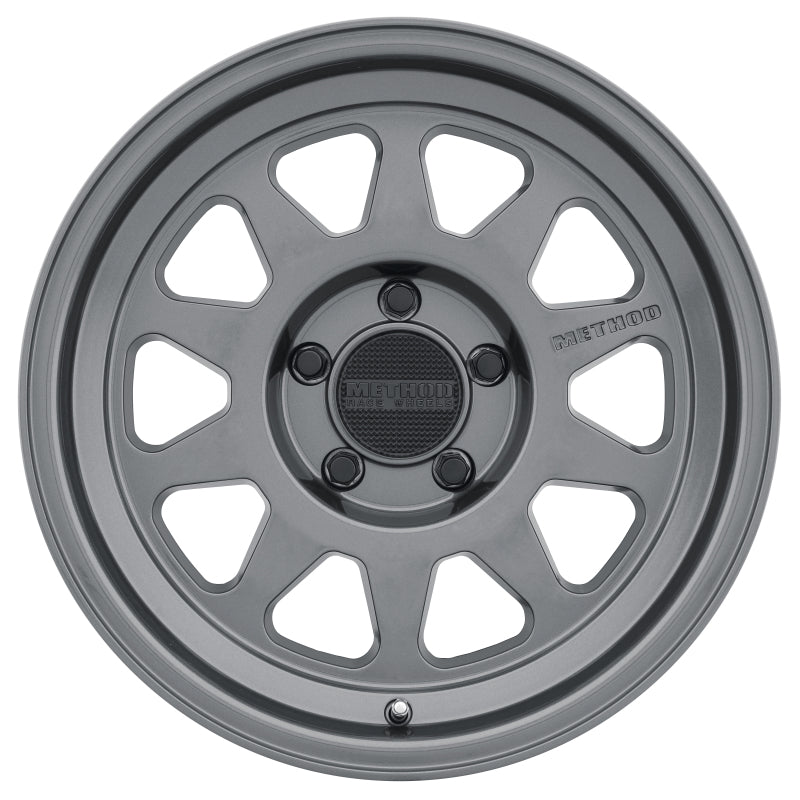 Method MR316 17x8.5 0mm Offset 5x5 71.5mm CB Gloss Titanium Wheel