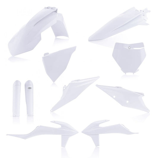 Acerbis 19-22 KTM 125-450 SX/ SX-F/ XC-F/ XC/ XC-tpi Full Plastic Kit - 20 White