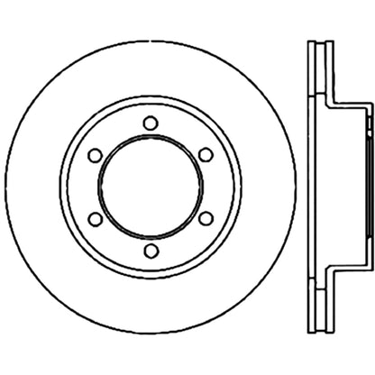 StopTech Power Slot 01-07 Toyota Sequoia/00-06 Tundra CRYO Slotted Front Right Rotor SPECIAL ORDER