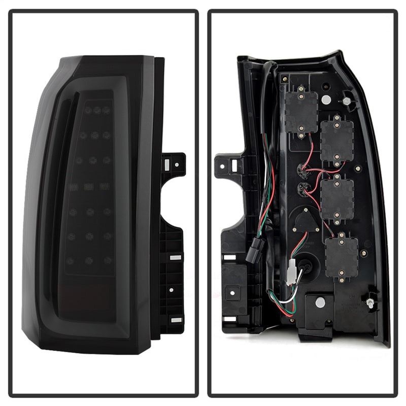 Spyder Chevy Tahoe / Suburban 15-17 LED Tail Lights - Black Smoke (ALT-YD-CTA15-LED-BSM)