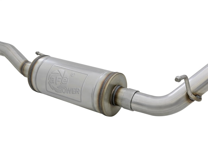 aFe Rebel Series 2.5in 409 SS Cat-Back Exhaust w/ Polished Tips 07+ Jeep Wrangler (JK) V6 3.6L/3.8L