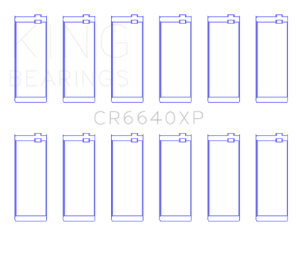 King BMW M20/M50 2.0L/2.5L/2.7L (Size STDX) Performance Rod Bearing Set