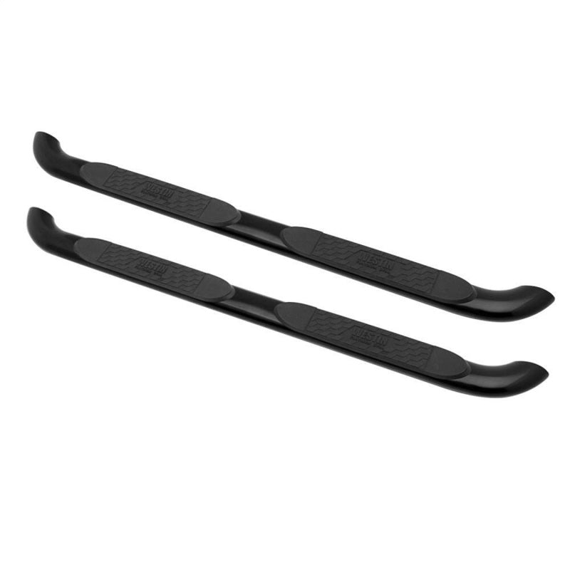 Westin 2005-2018 Toyota Tacoma Double Cab Platinum 4 Oval Nerf Step Bars - Black