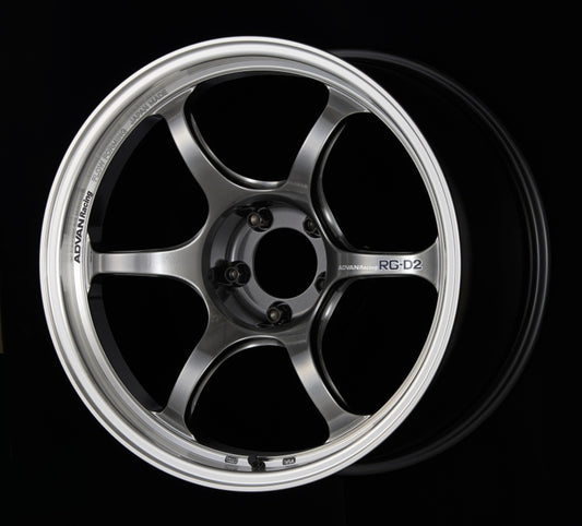 Advan RG-D2 18x9.5 +22 5-114.3 Machining & Racing Hyper Black Wheel