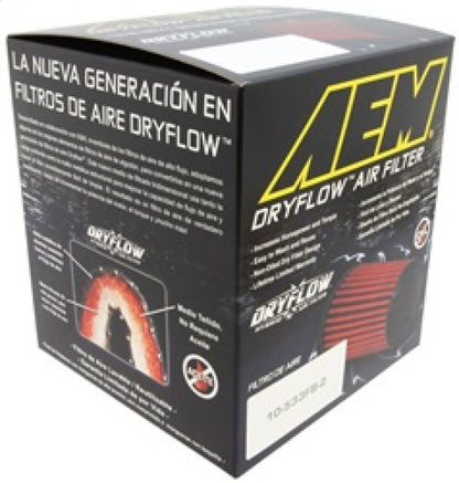 AEM DryFlow Conical Air Filter 5.5in Base OD / 4.75in Top OD / 5in Height