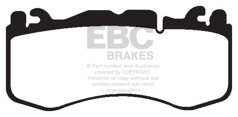 EBC 12+ Aston Martin Vantage 4.7 Yellowstuff Front Brake Pads